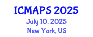 International Conference on Mathematical and Physical Sciences (ICMAPS) July 10, 2025 - New York, United States