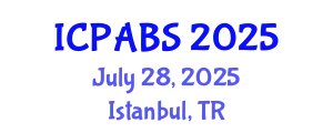 International Conference on Pharmaceutical and Biomedical Sciences (ICPABS) July 28, 2025 - Istanbul, Turkey