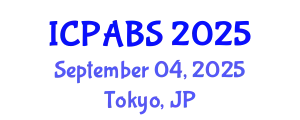 International Conference on Pharmaceutical and Biomedical Sciences (ICPABS) September 04, 2025 - Tokyo, Japan
