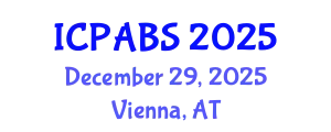 International Conference on Pharmaceutical and Biomedical Sciences (ICPABS) December 29, 2025 - Vienna, Austria