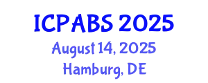 International Conference on Pharmaceutical and Biomedical Sciences (ICPABS) August 14, 2025 - Hamburg, Germany