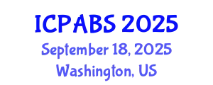 International Conference on Pharmaceutical and Biomedical Sciences (ICPABS) September 18, 2025 - Washington, United States