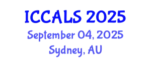International Conference on Communication and Linguistics Studies (ICCALS) September 04, 2025 - Sydney, Australia