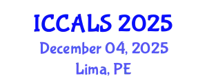 International Conference on Communication and Linguistics Studies (ICCALS) December 04, 2025 - Lima, Peru