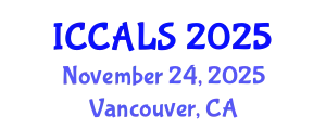 International Conference on Communication and Linguistics Studies (ICCALS) November 24, 2025 - Vancouver, Canada