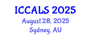 International Conference on Communication and Linguistics Studies (ICCALS) August 28, 2025 - Sydney, Australia