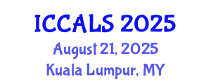 International Conference on Communication and Linguistics Studies (ICCALS) August 21, 2025 - Kuala Lumpur, Malaysia