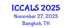 International Conference on Communication and Linguistics Studies (ICCALS) November 27, 2025 - Bangkok, Thailand