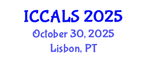 International Conference on Communication and Linguistics Studies (ICCALS) October 30, 2025 - Lisbon, Portugal