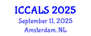 International Conference on Communication and Linguistics Studies (ICCALS) September 11, 2025 - Amsterdam, Netherlands