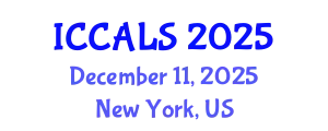 International Conference on Communication and Linguistics Studies (ICCALS) December 11, 2025 - New York, United States