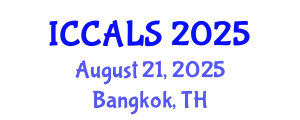 International Conference on Communication and Linguistics Studies (ICCALS) August 21, 2025 - Bangkok, Thailand