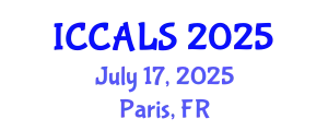 International Conference on Communication and Linguistics Studies (ICCALS) July 17, 2025 - Paris, France