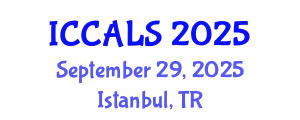 International Conference on Communication and Linguistics Studies (ICCALS) September 29, 2025 - Istanbul, Turkey