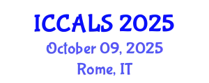 International Conference on Communication and Linguistics Studies (ICCALS) October 09, 2025 - Rome, Italy