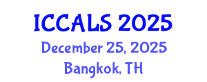 International Conference on Communication and Linguistics Studies (ICCALS) December 25, 2025 - Bangkok, Thailand