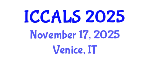 International Conference on Communication and Linguistics Studies (ICCALS) November 17, 2025 - Venice, Italy