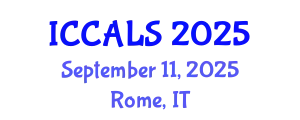 International Conference on Communication and Linguistics Studies (ICCALS) September 11, 2025 - Rome, Italy