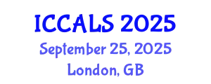 International Conference on Communication and Linguistics Studies (ICCALS) September 25, 2025 - London, United Kingdom