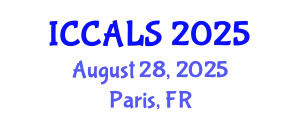 International Conference on Communication and Linguistics Studies (ICCALS) August 28, 2025 - Paris, France