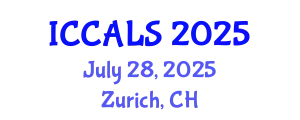 International Conference on Communication and Linguistics Studies (ICCALS) July 28, 2025 - Zurich, Switzerland
