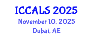 International Conference on Communication and Linguistics Studies (ICCALS) November 10, 2025 - Dubai, United Arab Emirates