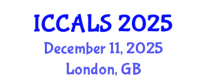 International Conference on Communication and Linguistics Studies (ICCALS) December 11, 2025 - London, United Kingdom