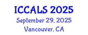 International Conference on Communication and Linguistics Studies (ICCALS) September 29, 2025 - Vancouver, Canada