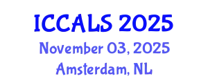 International Conference on Communication and Linguistics Studies (ICCALS) November 03, 2025 - Amsterdam, Netherlands