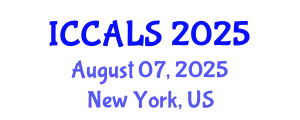 International Conference on Communication and Linguistics Studies (ICCALS) August 07, 2025 - New York, United States