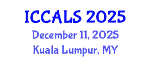 International Conference on Communication and Linguistics Studies (ICCALS) December 11, 2025 - Kuala Lumpur, Malaysia