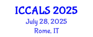 International Conference on Communication and Linguistics Studies (ICCALS) July 28, 2025 - Rome, Italy