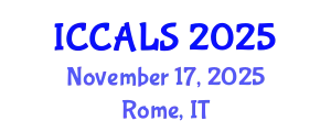International Conference on Communication and Linguistics Studies (ICCALS) November 17, 2025 - Rome, Italy