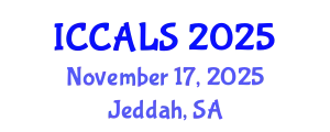 International Conference on Communication and Linguistics Studies (ICCALS) November 17, 2025 - Jeddah, Saudi Arabia