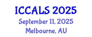 International Conference on Communication and Linguistics Studies (ICCALS) September 11, 2025 - Melbourne, Australia