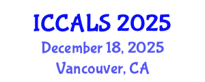 International Conference on Communication and Linguistics Studies (ICCALS) December 18, 2025 - Vancouver, Canada