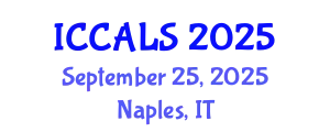 International Conference on Communication and Linguistics Studies (ICCALS) September 25, 2025 - Naples, Italy