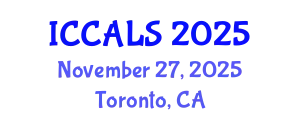International Conference on Communication and Linguistics Studies (ICCALS) November 27, 2025 - Toronto, Canada