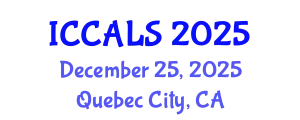 International Conference on Communication and Linguistics Studies (ICCALS) December 25, 2025 - Quebec City, Canada