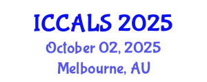 International Conference on Communication and Linguistics Studies (ICCALS) October 02, 2025 - Melbourne, Australia