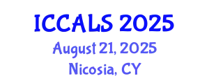 International Conference on Communication and Linguistics Studies (ICCALS) August 21, 2025 - Nicosia, Cyprus