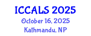 International Conference on Communication and Linguistics Studies (ICCALS) October 16, 2025 - Kathmandu, Nepal