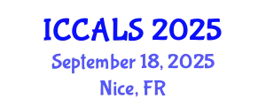 International Conference on Communication and Linguistics Studies (ICCALS) September 18, 2025 - Nice, France