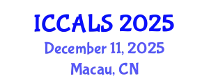 International Conference on Communication and Linguistics Studies (ICCALS) December 11, 2025 - Macau, China
