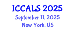 International Conference on Communication and Linguistics Studies (ICCALS) September 11, 2025 - New York, United States