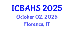 International Conference on Biomedical and Health Sciences (ICBAHS) October 02, 2025 - Florence, Italy