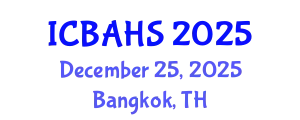 International Conference on Biomedical and Health Sciences (ICBAHS) December 25, 2025 - Bangkok, Thailand