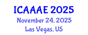 International Conference on Aeronautical and Aerospace Engineering (ICAAAE) November 24, 2025 - Las Vegas, United States
