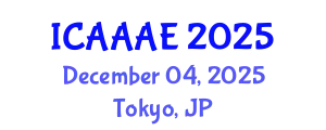 International Conference on Aeronautical and Aerospace Engineering (ICAAAE) December 04, 2025 - Tokyo, Japan