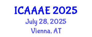 International Conference on Aeronautical and Aerospace Engineering (ICAAAE) July 28, 2025 - Vienna, Austria